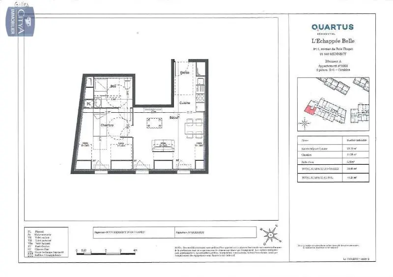 Photo 7 Appartement 2 pièces 39.8m²