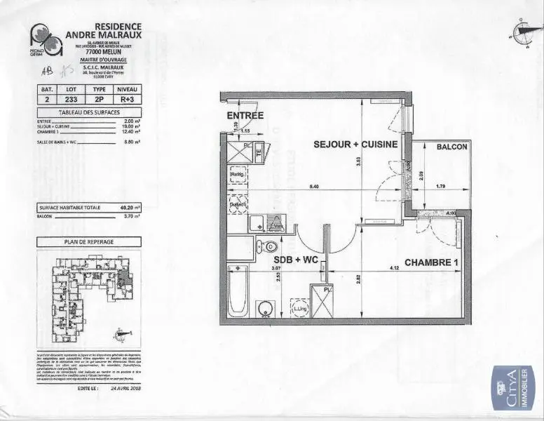 Photo 7 Appartement 2 pièces 41.01m²
