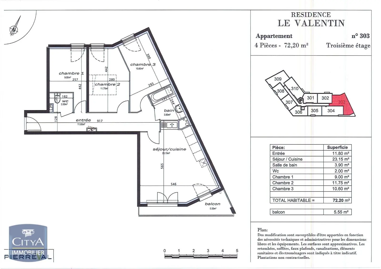 Photo 1 Appartement 4 pièces 72.2m²