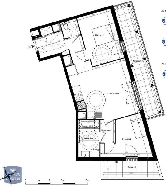 Photo 6 Appartement 3 pièces 58.33m²