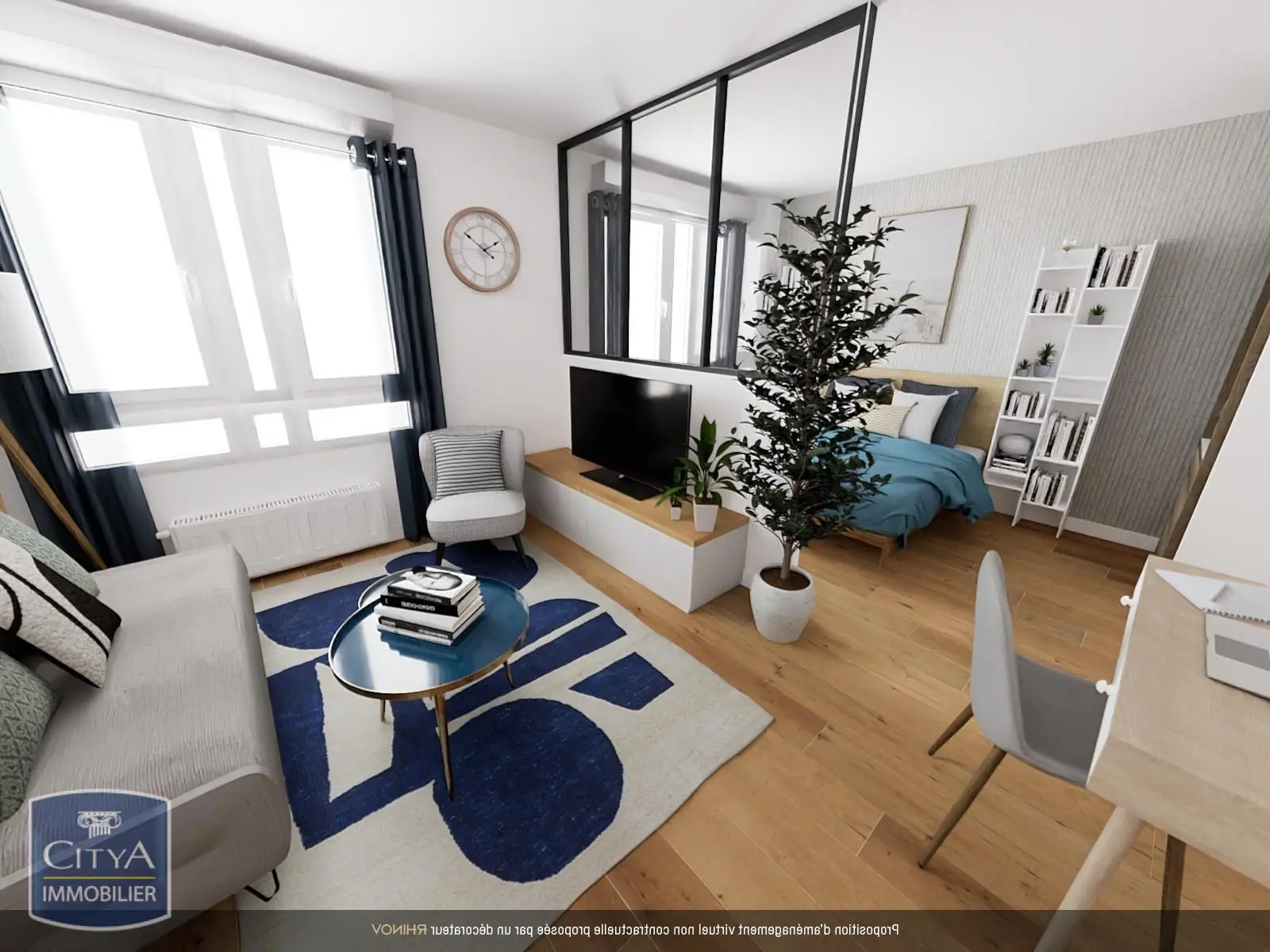 Photo 2 Appartement 1 pièce 31.8m²