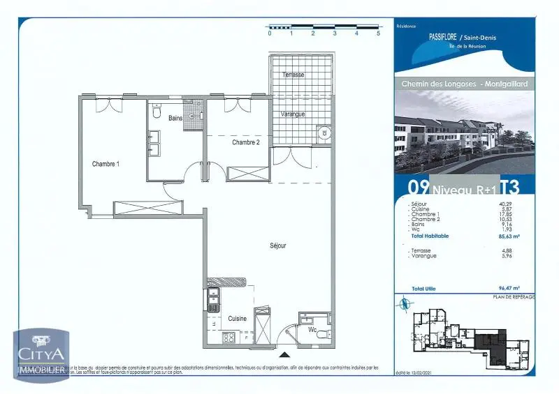 Photo 13 Appartement 3 pièces 85.52m²