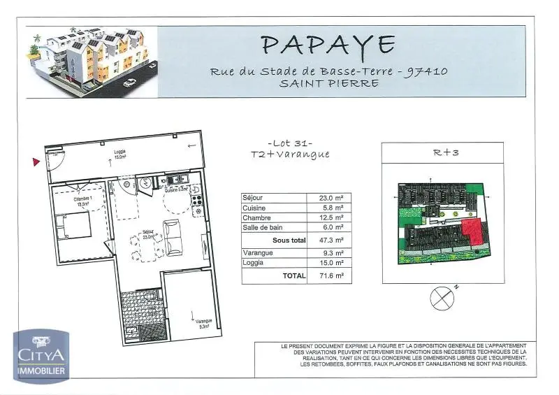 Photo 2 Appartement 2 pièces 47.3m²