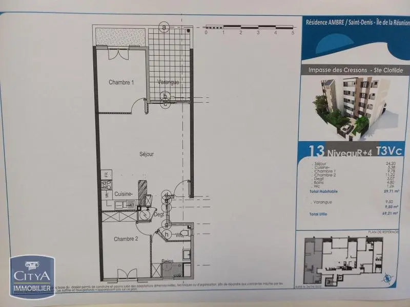 Photo 1 appartement Saint-Denis