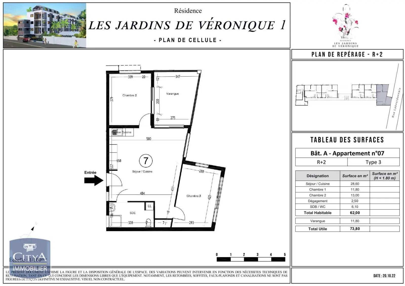 Photo 1 Appartement 3 pièces 62m²
