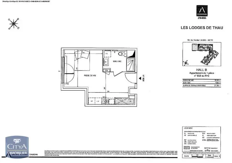 Photo 6 Appartement 1 pièce 27.2m²