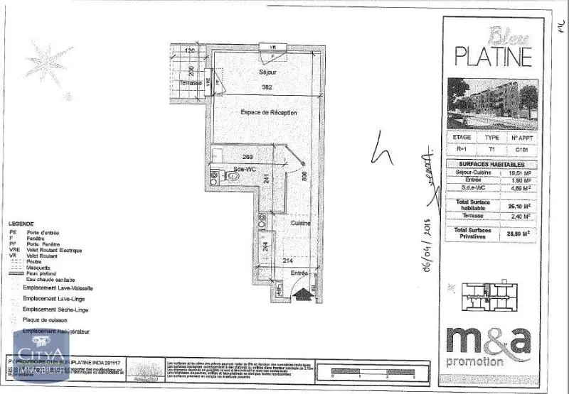 Photo 9 Appartement 1 pièce 26.1m²