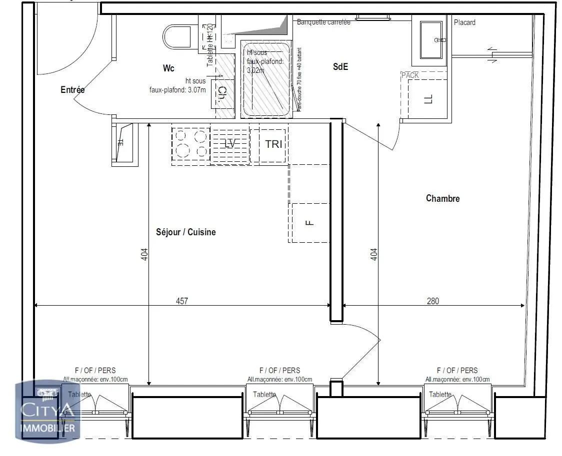Photo 1 Appartement 2 pièces 41.2m²