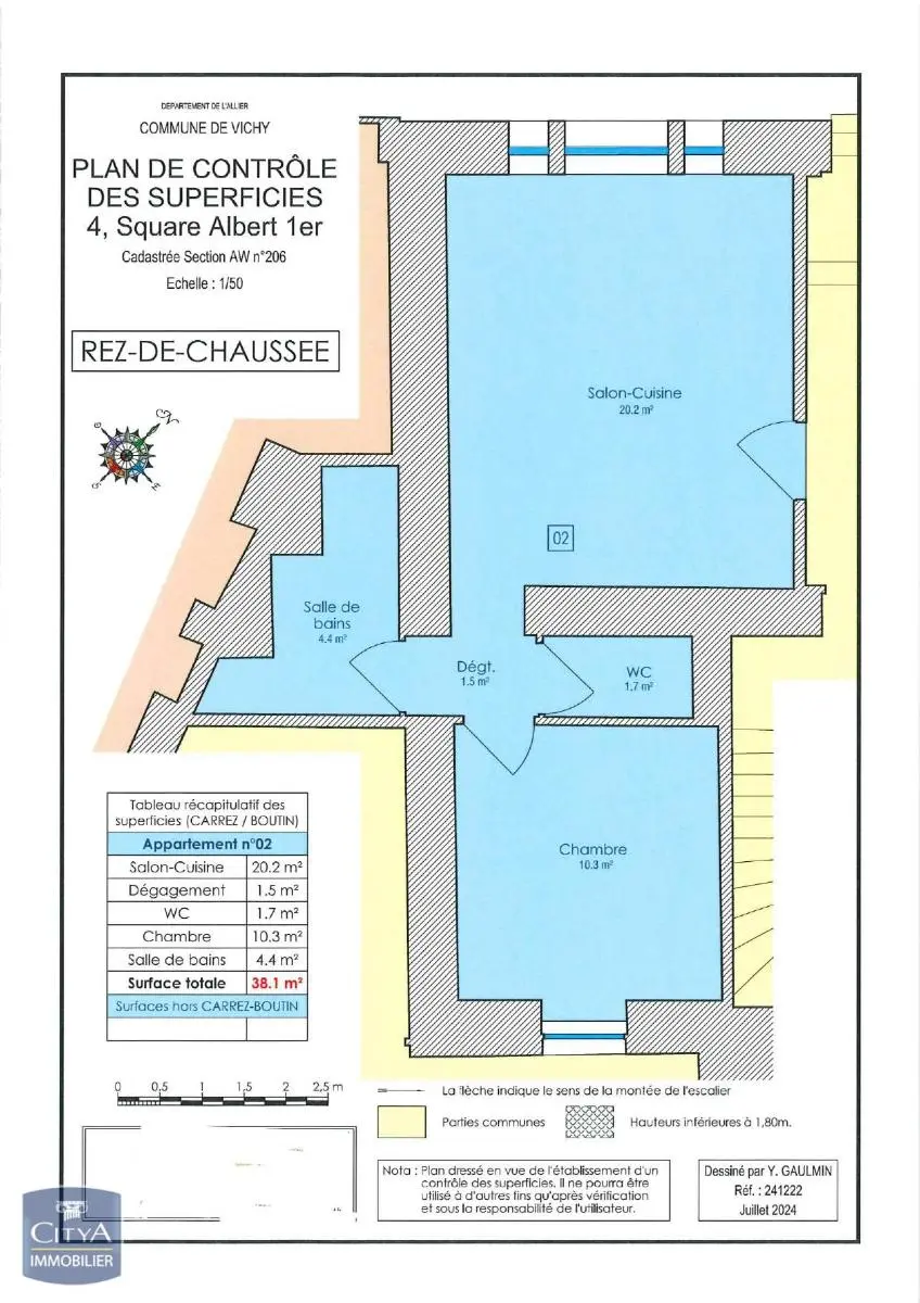 Photo 2 Appartement 2 pièces 38.1m²