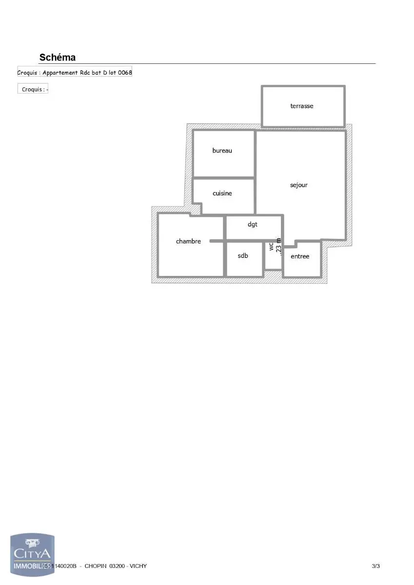 Photo 12 Appartement 3 pièces 54.23m²