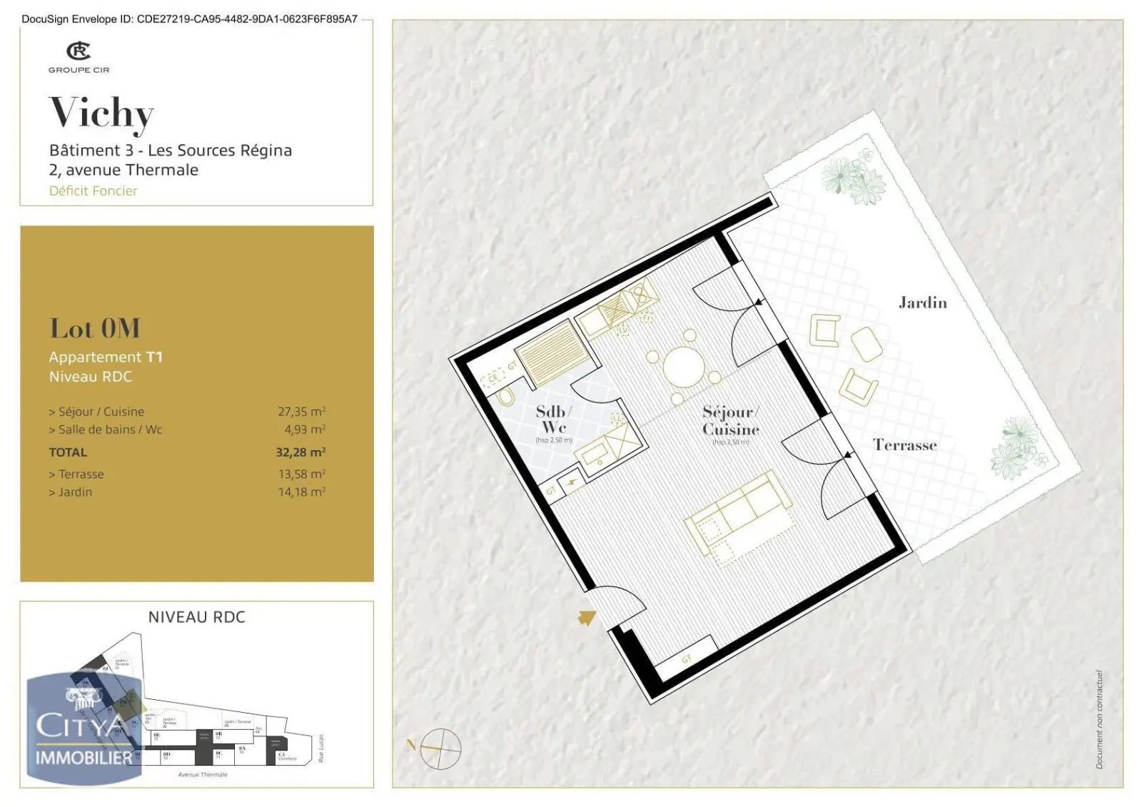 Photo 1 Appartement 1 pièce 32.28m²