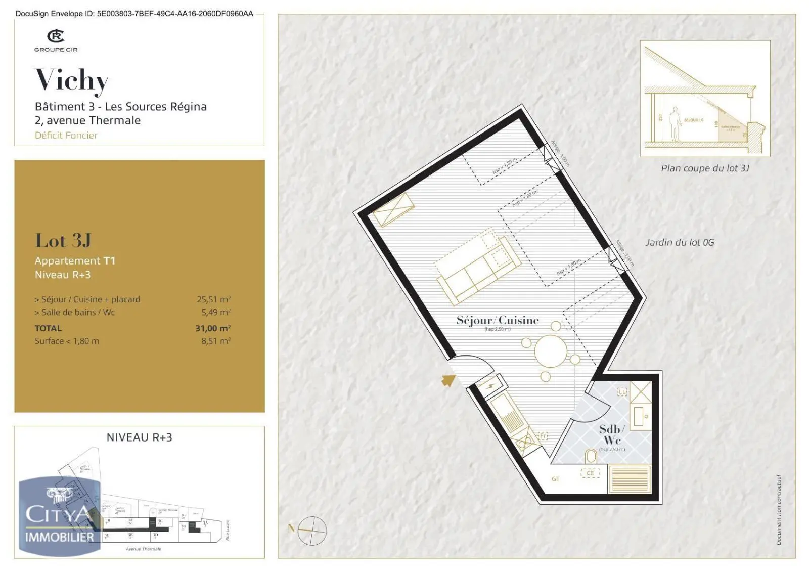 Photo 1 Appartement 1 pièce 31m²