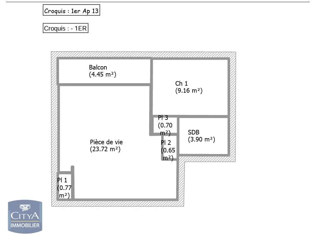 Photo 12 Appartement 2 pièces 38.9m²