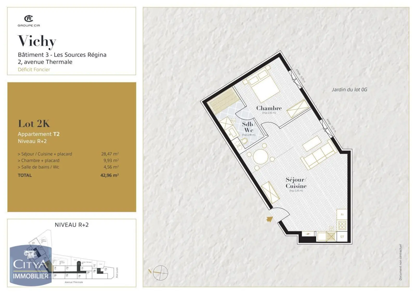 Photo 1 Appartement 2 pièces 42.96m²