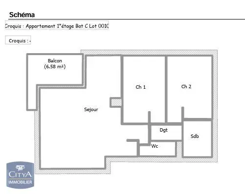 Photo 1 Appartement 3 pièces 55m²