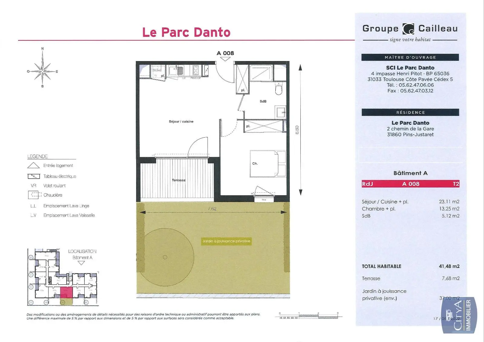 Photo 9 Appartement 2 pièces 41.48m²