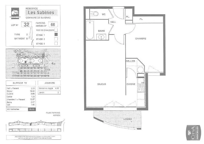 Photo 10 Appartement 2 pièces 45.42m²