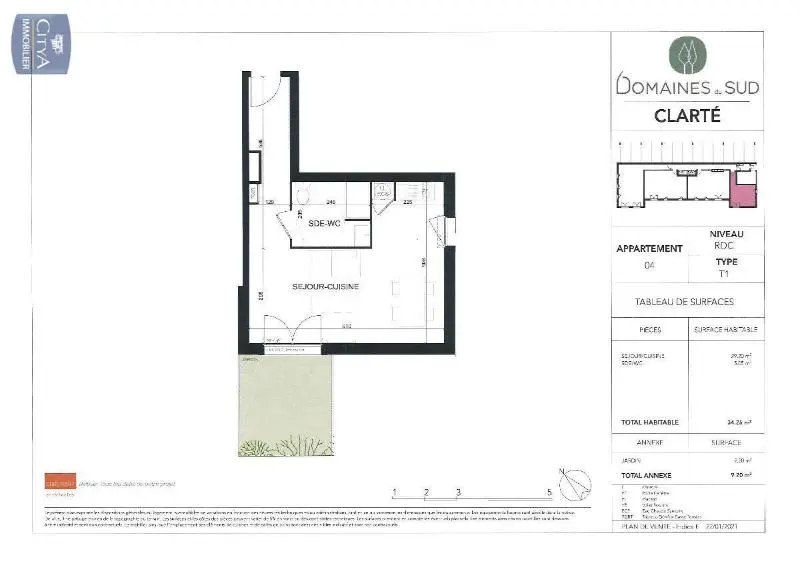 Photo 5 Appartement 1 pièce 34.25m²
