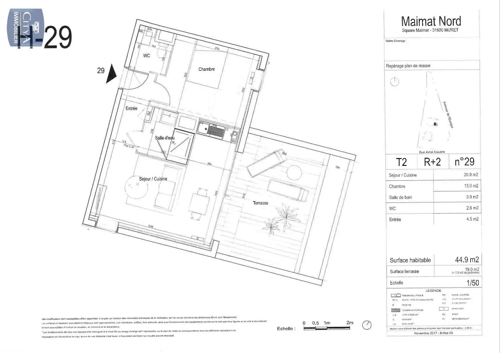 Photo 8 Appartement 2 pièces 42.5m²