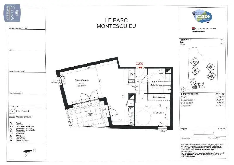 Photo 9 Appartement 2 pièces 49.38m²