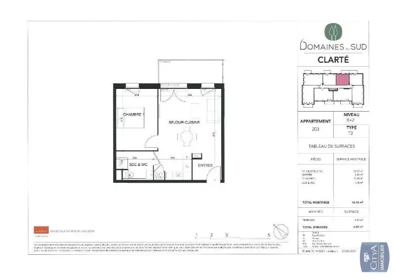Photo 7 Appartement 2 pièces 42.4m²