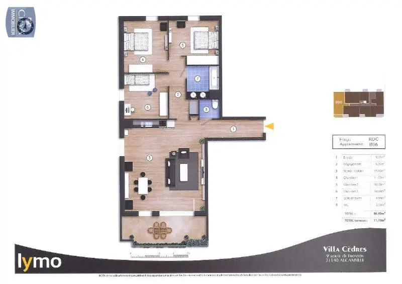 Photo 11 Appartement 4 pièces 86.47m²