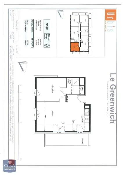 Photo 6 Appartement 2 pièces 47.69m²