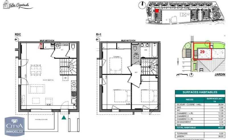 Photo 1 Appartement 4 pièces 86.57m²