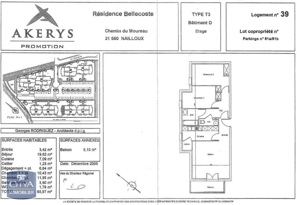 Photo 9 Appartement 3 pièces 65.68m²