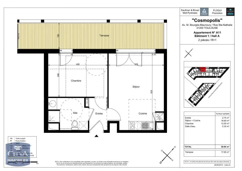 Photo 4 Appartement 2 pièces 39.15m²