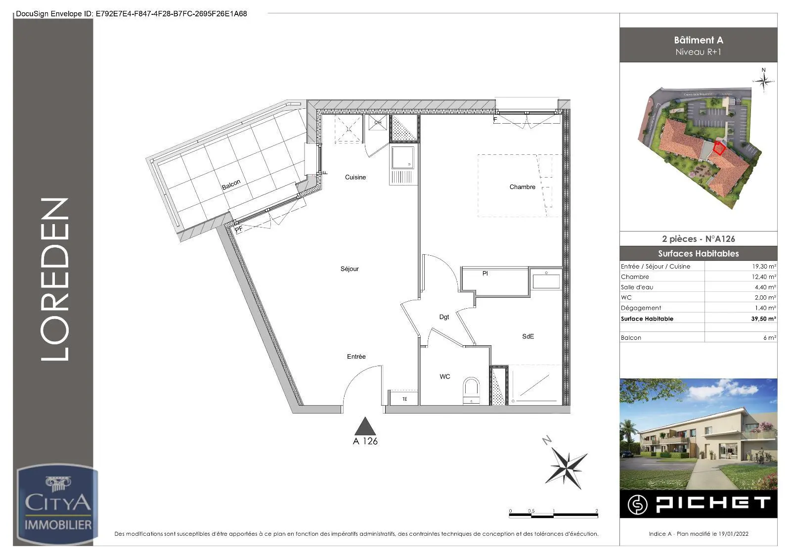 Photo 1 Appartement 2 pièces 39.5m²
