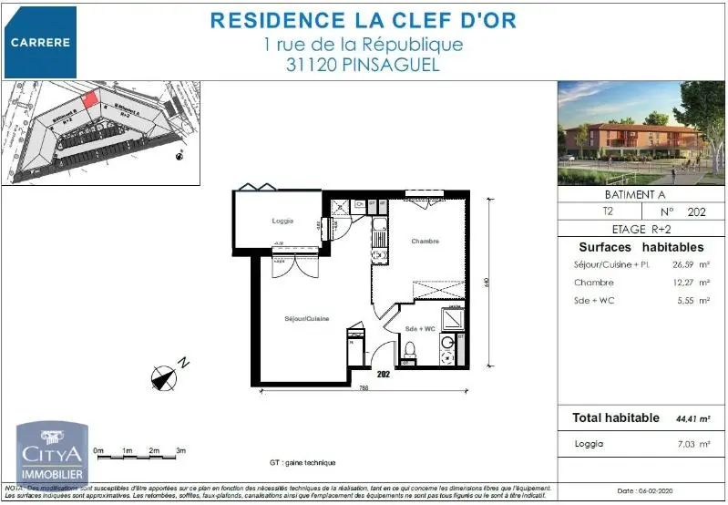 Photo 8 Appartement 2 pièces 44.44m²