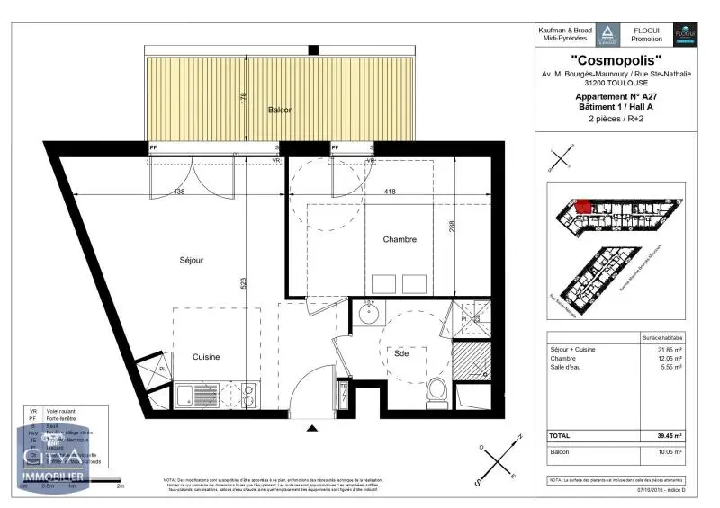 Photo 14 Appartement 2 pièces 39.29m²