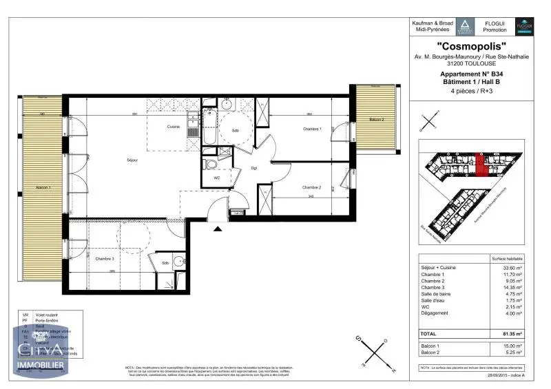 Photo 13 Appartement 4 pièces 82.12m²