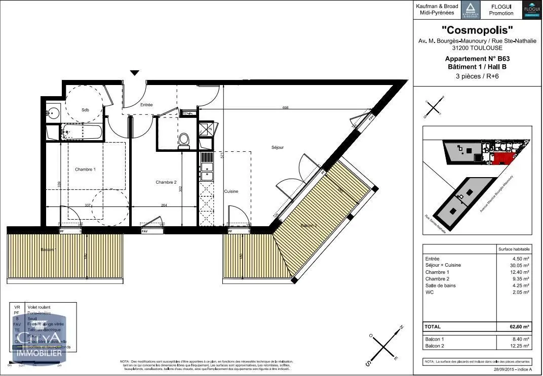 Photo 10 Appartement 3 pièces 62.98m²