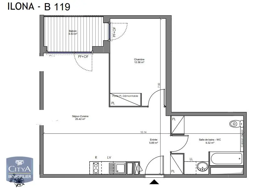 Photo 7 Appartement 2 pièces 53.19m²