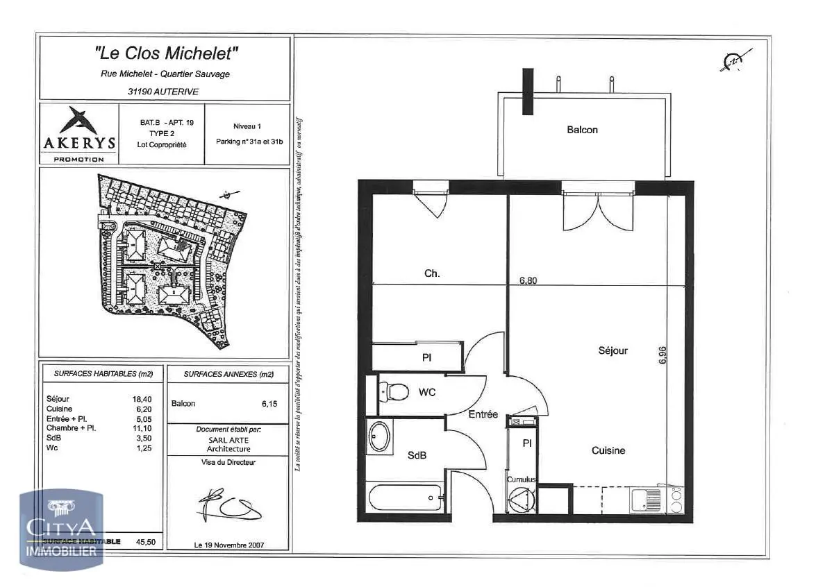 Photo 5 Appartement 2 pièces 45.5m²