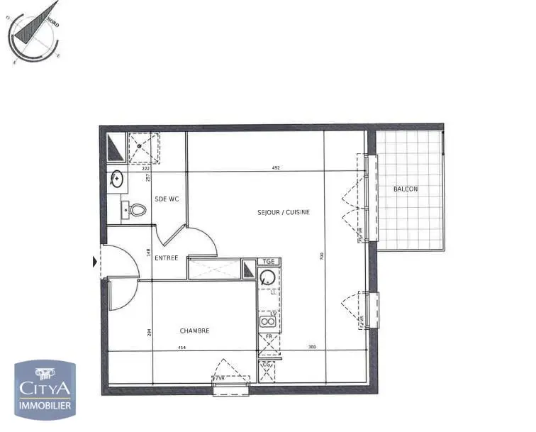 Photo 1 Appartement 2 pièces 48.1m²