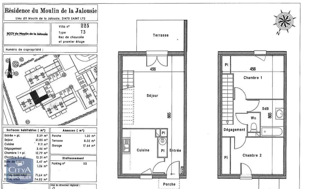 Photo 1 Maison 3 pièces 71.21m²