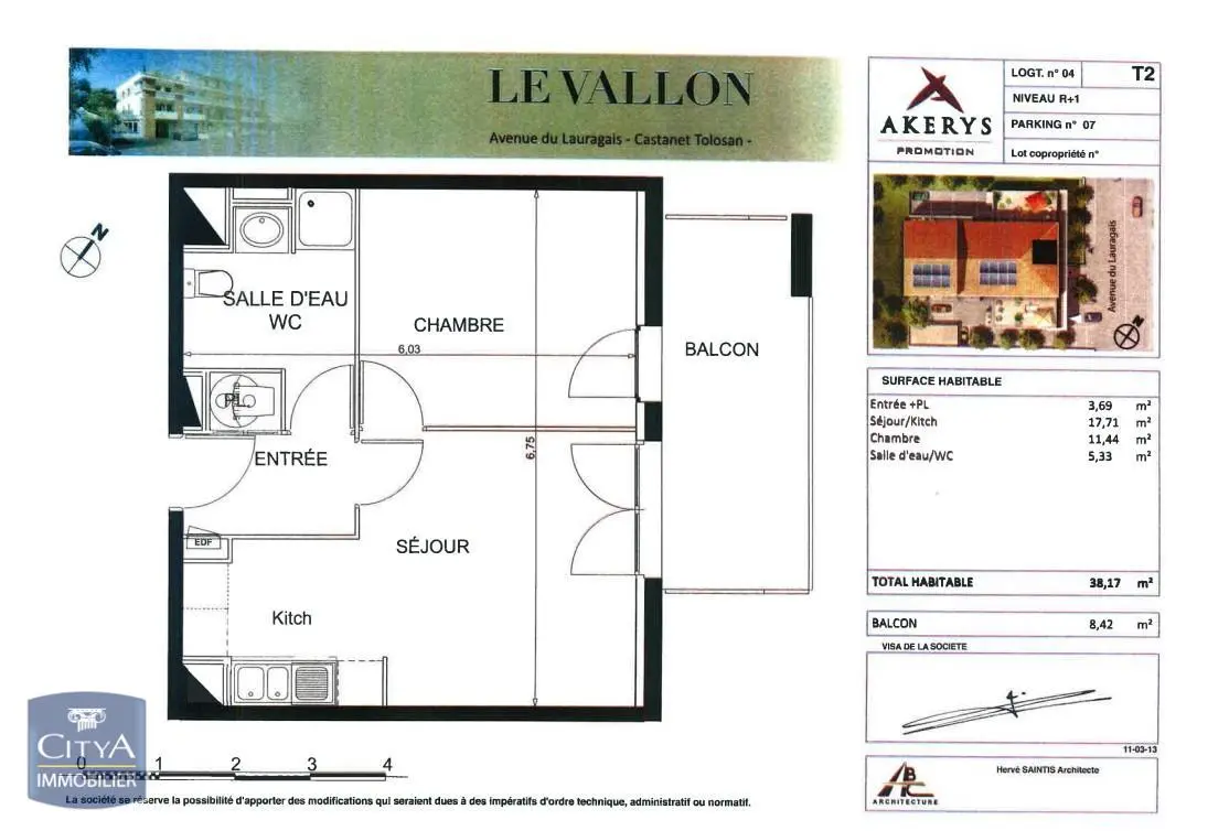 Photo 13 Appartement 2 pièces 38.32m²