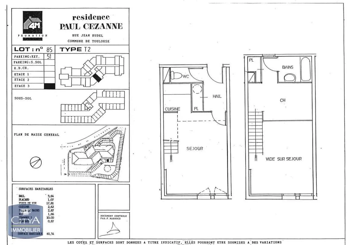 Photo 1 Appartement 1 pièce 38.98m²