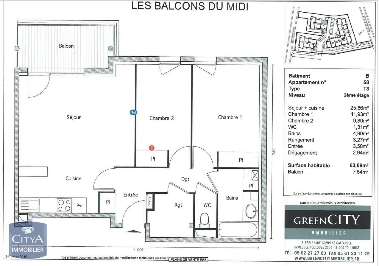 Photo 10 Appartement 3 pièces 64.07m²