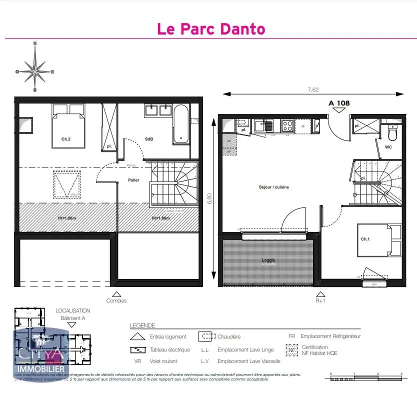 Photo 15 Appartement 3 pièces 65.36m²