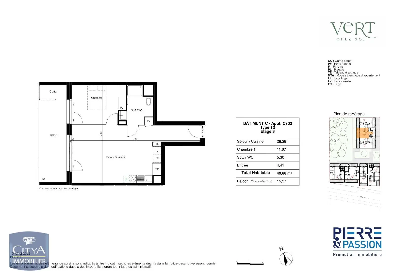 Photo 6 Appartement 2 pièces 49.66m²