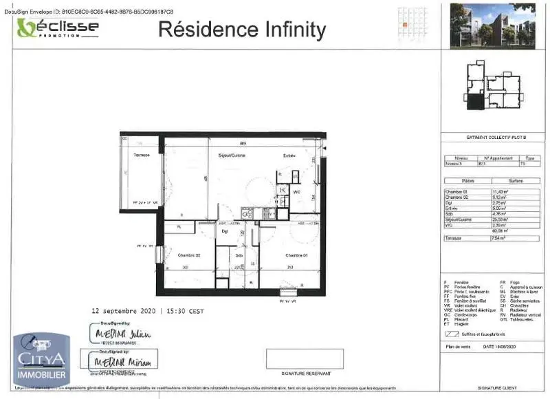 Photo 9 Appartement 3 pièces 60.58m²