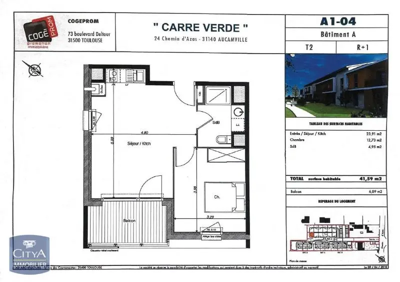 Photo 11 Appartement 2 pièces 41.47m²
