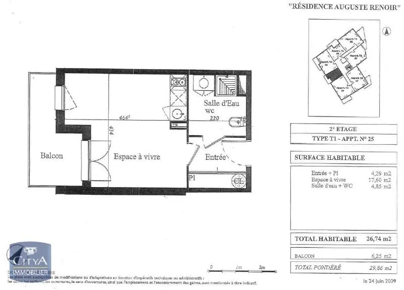 Photo 7 Appartement 1 pièce 26.93m²