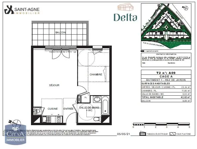 Photo 8 Appartement 2 pièces 42.62m²