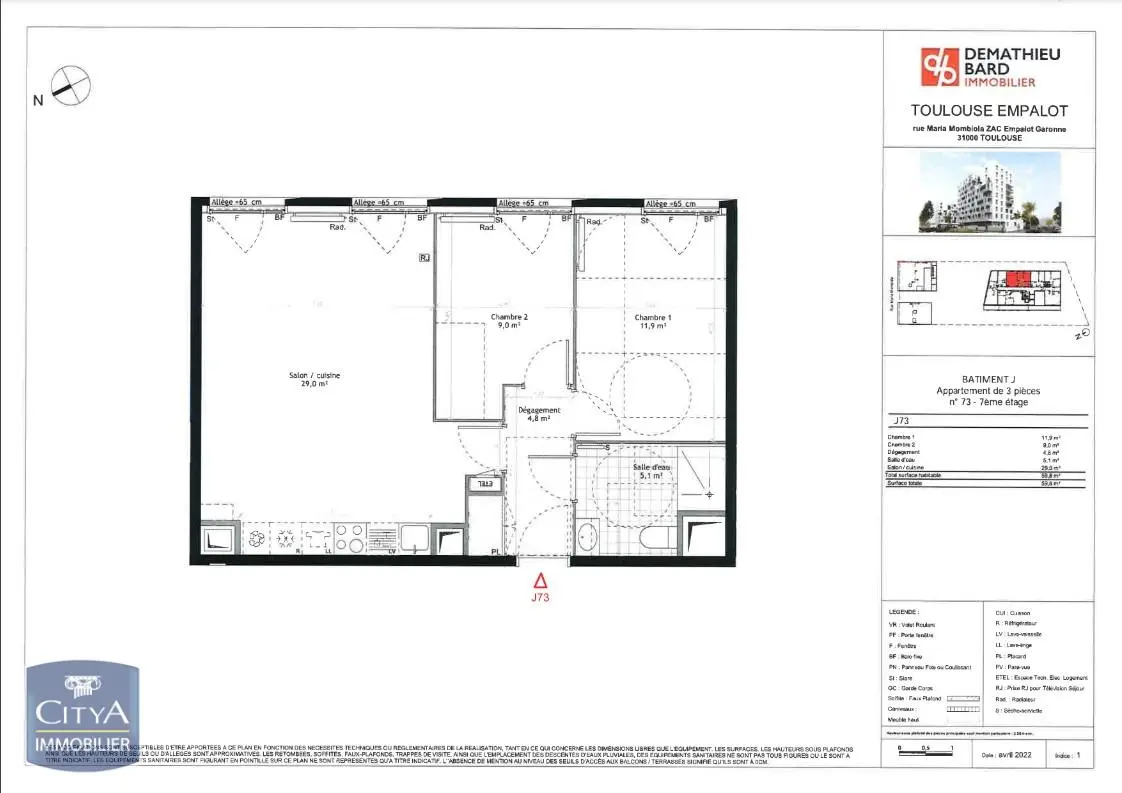Photo 4 appartement Toulouse