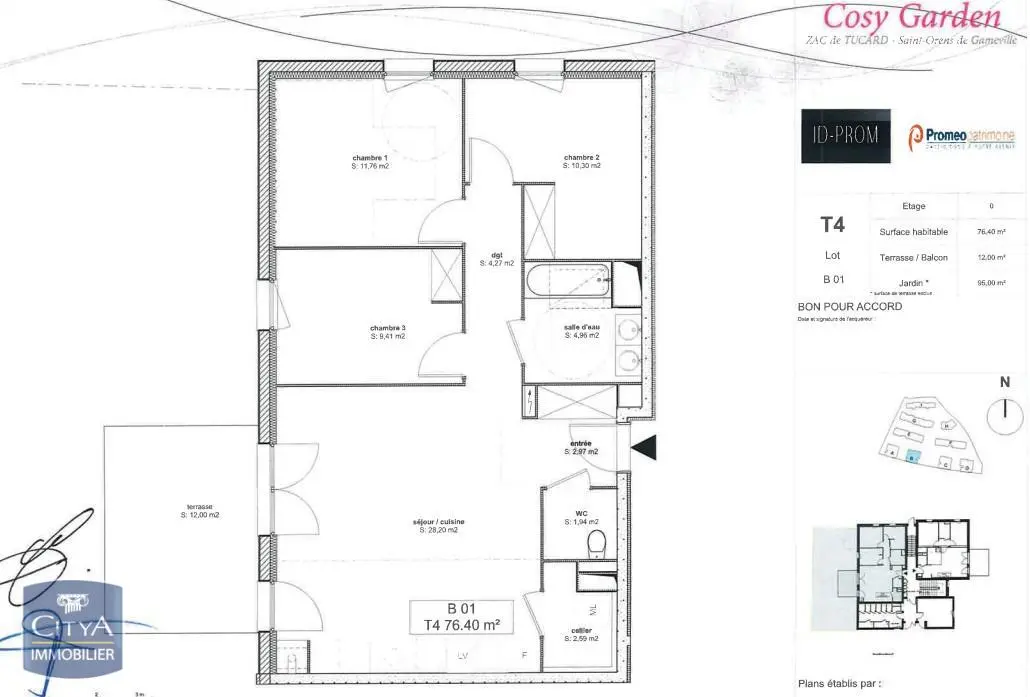 Photo 6 Appartement 4 pièces 75.18m²